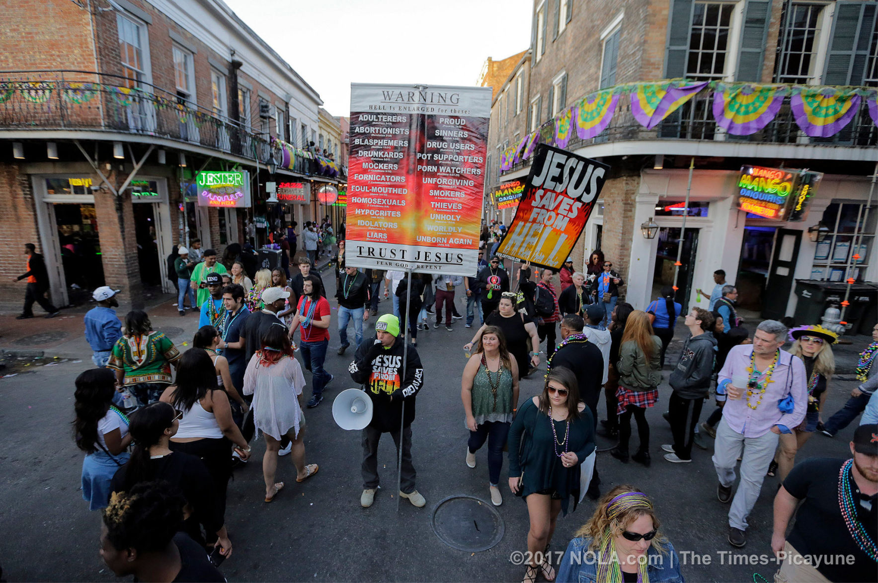 Scenes from Mardi Gras merriment in the French Quarter: photo gallery